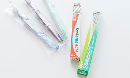 適切な歯ブラシ、歯磨き粉を使っていますか？